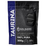L-taurina 500g - 100% Pura Importada - Soldiers Nutrition