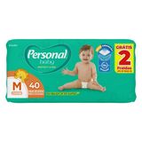 Fralda Descartável Personal Soft &amp; Protect Tamanho M - 9 Pacotes Com 40 Fraldas - Total 360 Tiras