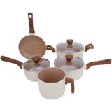 Conjunto De Panelas Cook Crema 4 Peças Mimo Style