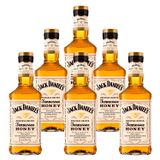 Whisky De Mel Jack Daniel&#39;s Honey 375ml 6 Unidades