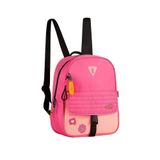 Bolsa Mochilha De Costas Rosa Nylon Luluca Oficial Lulike Lu2959pk