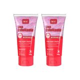 Creme Esfoliante Soft Hair 180g Lisa Morango - Kit Com 2un