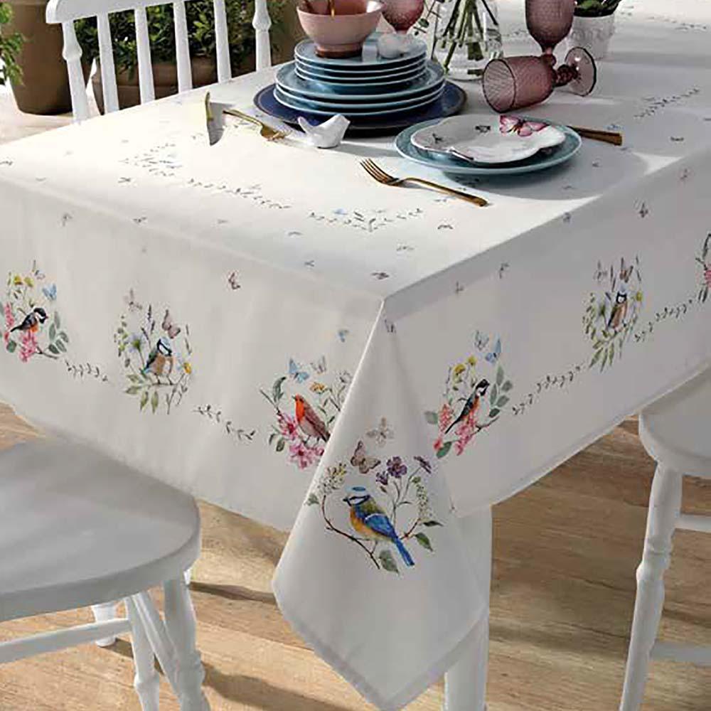 Toalha De Mesa Retangular 160x270cm Clean Renova Jardim D - Dohler Estampada Clara