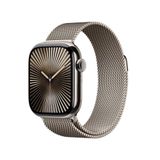 Apple Watch Series 10 Gps + Cellular Caixa Natural De Titânio 42 Mm Pulseira Natural Estilo Milanês
