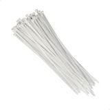 Kit 100 Abracadeiras Nylon Fita Hellerman 200x2,5mm Branca