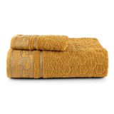 Jogo De Banho Eudora 2 Peças Ocre (amarelo)