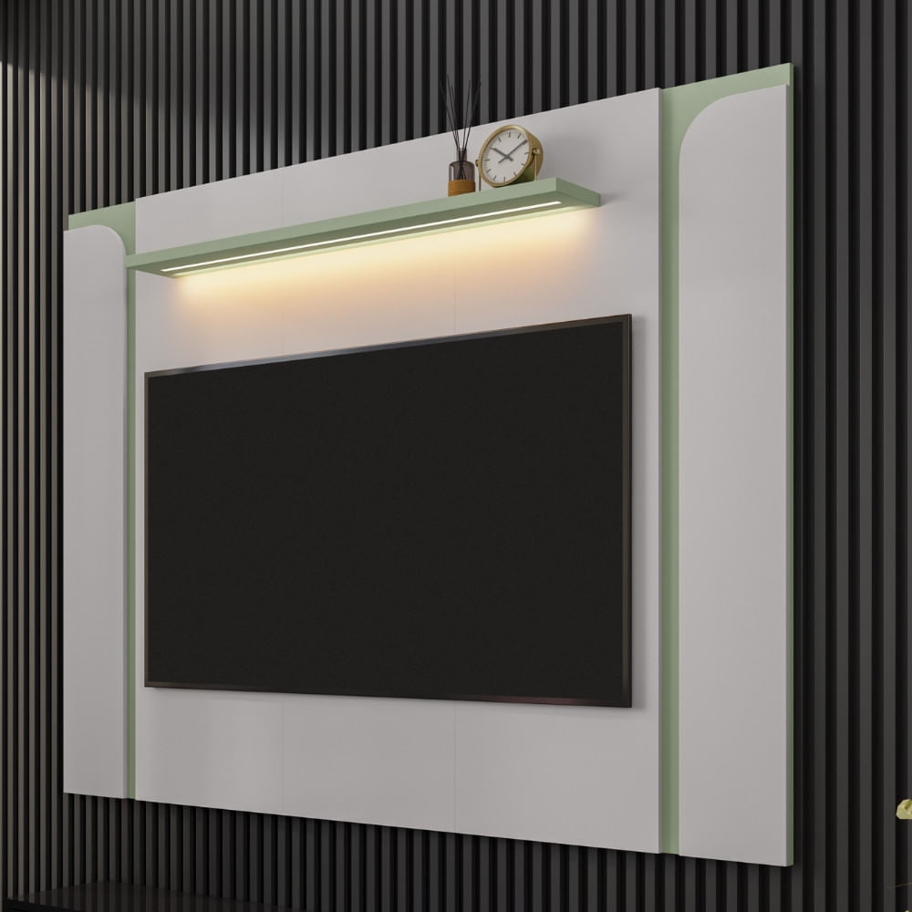 Painel Para Tv 75 Polegadas Com Led Maresias Bechara