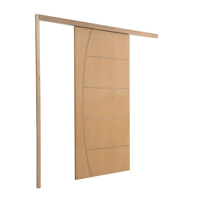 Porta De Correr P- Verniz Frisada Belissima 210x60 - imagem 3