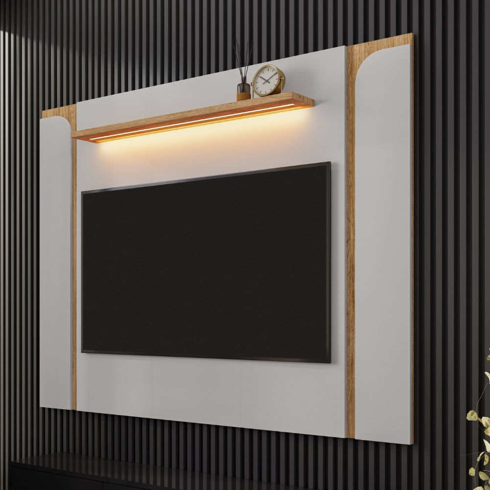 Painel Para Tv 75 Polegadas Com Led Maresias Bechara