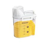 Pote Frasco Hermético Cozinha Cereais Ração Arroz 1000 Ml