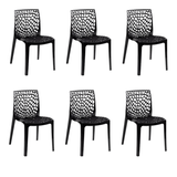 Cadeira De Jantar Oficial Gruvyer Preto - Preto - 6