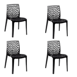 Cadeira De Jantar Oficial Gruvyer Preto - Preto - 4