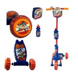 Patinete Infantil Azul - Com Campainha E Rodas Grandes