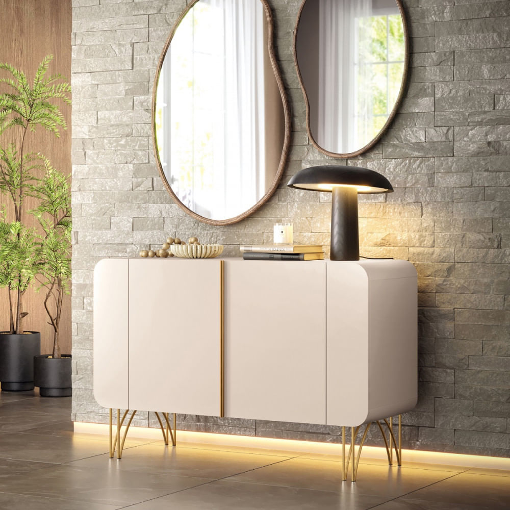 Aparador Buffet 2 Portas Benvenuto Hb Móveis