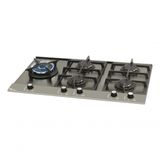 Cooktop Fischer 5q Platinium Gás 5 Bocas Escovado Prime Bivolt