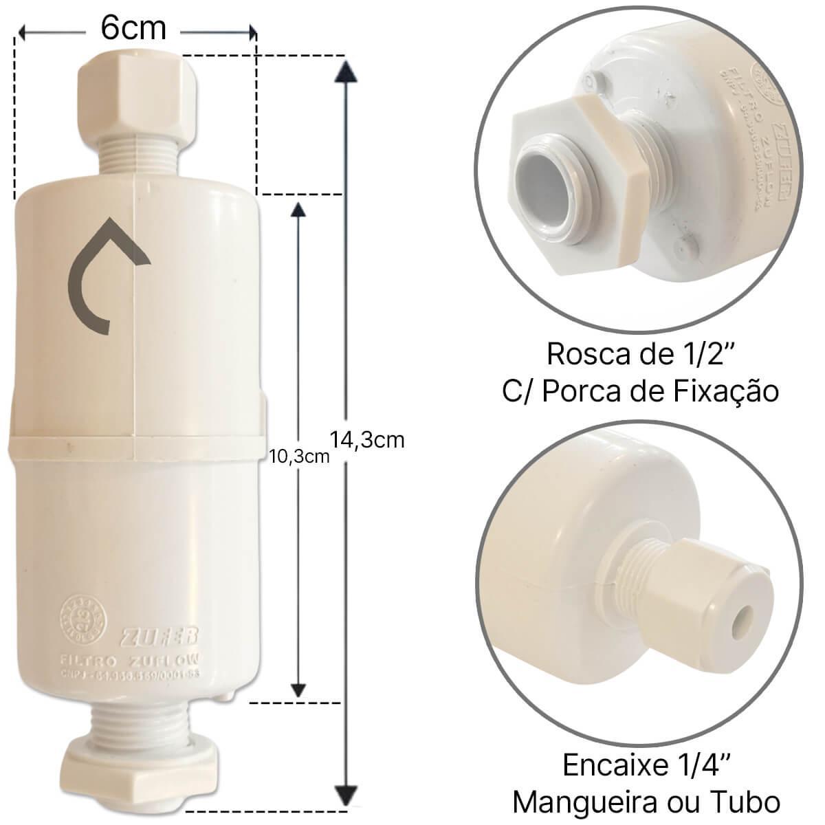 Kit 3 Filtro Refil Bebedouro Pressão Coluna Bag Compatível - Carrefour Kit 3 Filtro Refil Bebedouro Pressão Coluna Bag Compatível - Carrefour