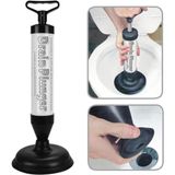 Desentupidor De Vaso Alta Pressao Ar Semi Profissional Manual Sanitario Pia Cano Dreno Bomba Succao Ventosa Dupla