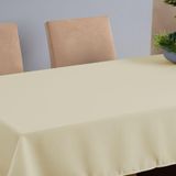 Toalha De Mesa Basic 1 Peça 3,00m X 1,40m 10 Lugares Tecido Oxford 100% Poliéster - Palha
