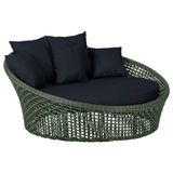 Chaise Hungria Pintura Fendi Corda Náutica E12 Trama Verde
