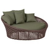 Chaise Hungria Pintura Marrom Corda Náutica E13 Trama Marrom