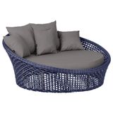 Chaise Hungria Pintura Fendi Corda Náutica E11 Trama Azul