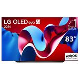 Smart TV 83 LG OLED 4K Ultra HD 83C4PSA com processador AI Alpha9 Gen7, webOS 24, 120Hz, Nvidia G-Sync, Dolby Vision e Atmos