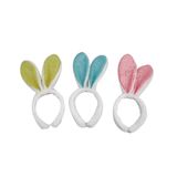 Tiara Orelha De Coelho Com Brilho 1 Peça 29 Cm - Sortido