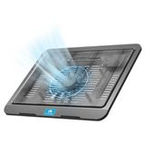 Suporte Notebook Cooler Gamer Led Ergonomico Base Refrigerado Ventilador Silencioso Usb Preto