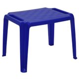 Mesa Plástica Monobloco Infantil Dona Chica Azul Tramontina