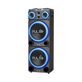 Caixa De Som Torre Pulse Double 15 Sp515 Com Bluetooth, Usb E Iluminação Led - 3.500w Rms