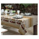 Toalha Mesa Quadrada Gourmet 140x140cm Sortido Raner