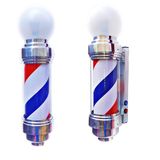 Luminaria Barber Pole 60cm Giratório Voltagem 220v.