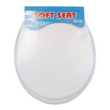 Assento Sanitario Tampa Vaso Almofadado Super Macio Universal Todos Os Modelos De Privada Banheiro Lavabo Cor:rosa