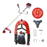 Kit Rocadeira A Gasolina Lateral Toyama Rt52l-b 52cc 2.0hp 2t Com Carretel Nylon E 2 Laminas