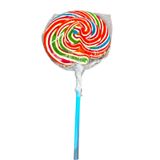 6 Pirulitos Psicodélico Redondo Gigante 80g (12cm Diâmetro)