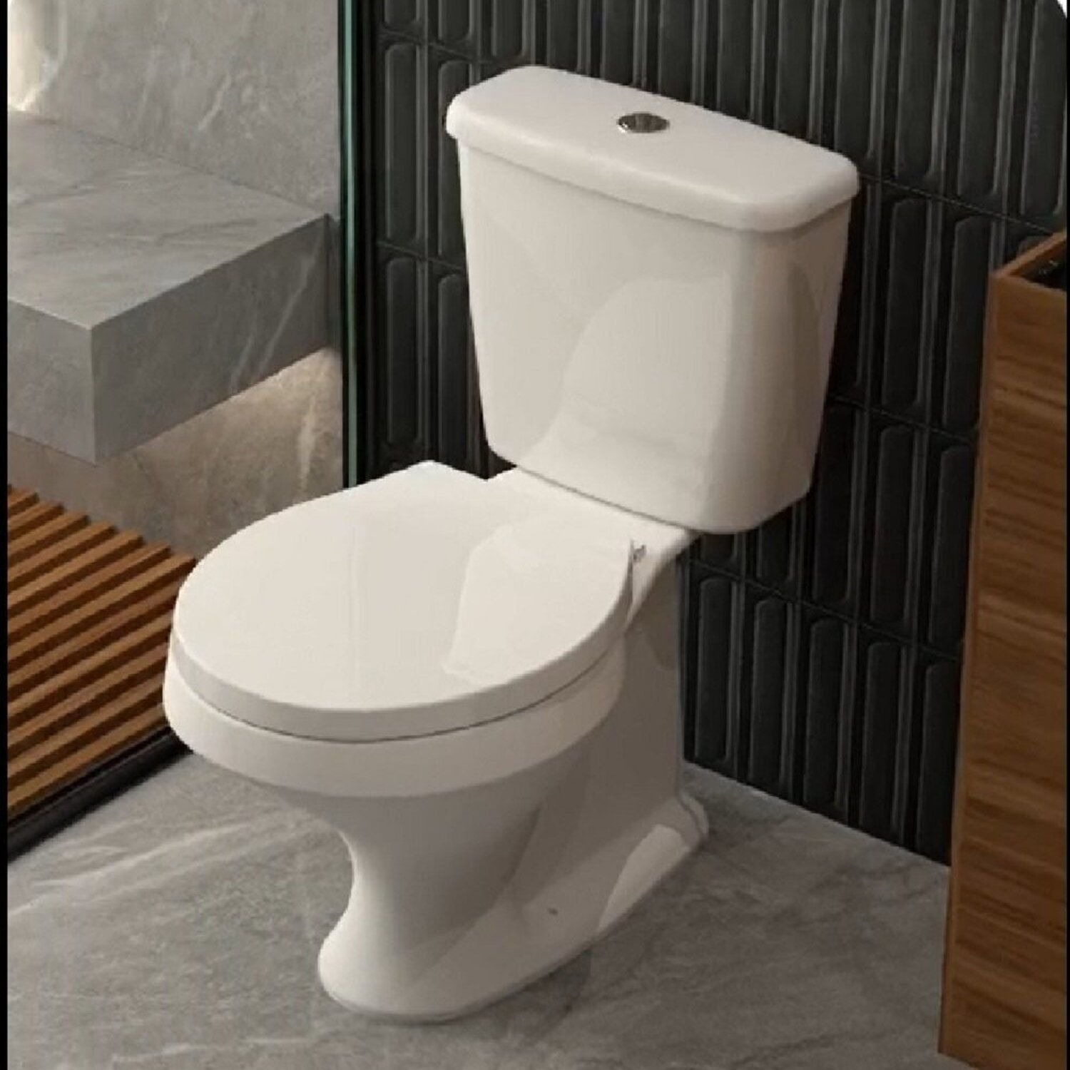 Assento Universal Advanced Retire E Limpe Polipropileno Soft Close Tupan Branco