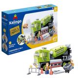 Brinquedo Blocos De Montar Carrinhos Caminhão 2 Em 1 417 Pçs