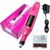 Lixador Elétrico Rosa 110/220v Para Unhas Naturais Postiças