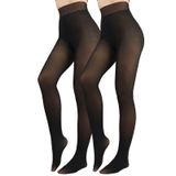 Meias Forradas De Lã X-cheng Sheer Para Mulheres No Inverno