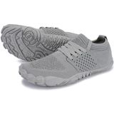 Tênis De Corrida De Trilha Joomra Barefoot Zero Drop Femininos Cinza 38