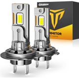 Lâmpadas Led Termitor H7 6500k 40000lm 10x Brilho Pacote Com 2