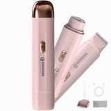 Aparador De Barbeador De Biquíni Godersb Para Mulheres Usb Recarregável Rosa