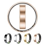 Rastreador De Saúde Smart Ring Yuehetian Ultrafino Em Ouro Rosa