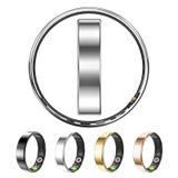 Rastreador De Saúde Smart Ring Yuehetian, Prata Ultrafina