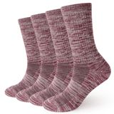 Meias Enerwear Femininas De Lã Merino, Trilha De Caminhada Ao Ar Livre X4
