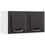 Armário Aéreo Duplo Itatiaia New Premium Com 2 Portas - 80cm De Largura