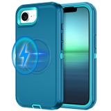 Capa I-honva Para Iphone 16e, À Prova De Choque, Corpo Inteiro, Turquesa