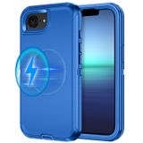 Capa I-honva Para Iphone 16e À Prova De Choque, Corpo Inteiro, Azul Marinho