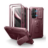 Capa Dexnor Para Samsung Galaxy S25 Plus Com Capa De Câmera Vermelha