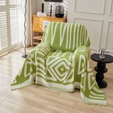 Capa De Sofá Handontime Green Chenille 180x260cm Para Sofá